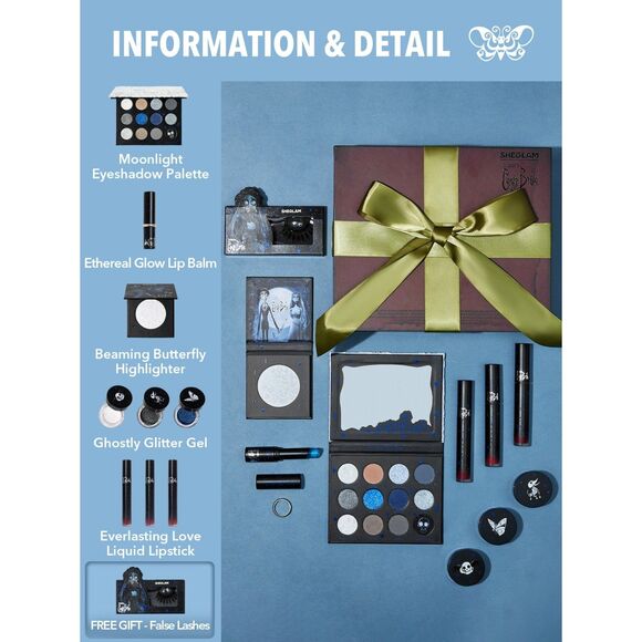 Tim Burton's Corpse Bride Official Make Up Set - Make Up Collect in Gift Box - Picture 2 of 5